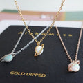 Saturn Opal Pendant Necklace Womens New Opal Light Luxury Choker Necklace